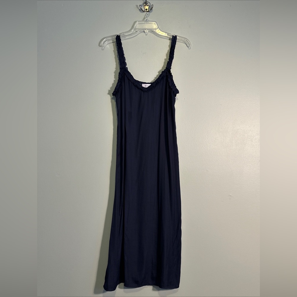 Moodie Medium Slip Dress Navy Blue